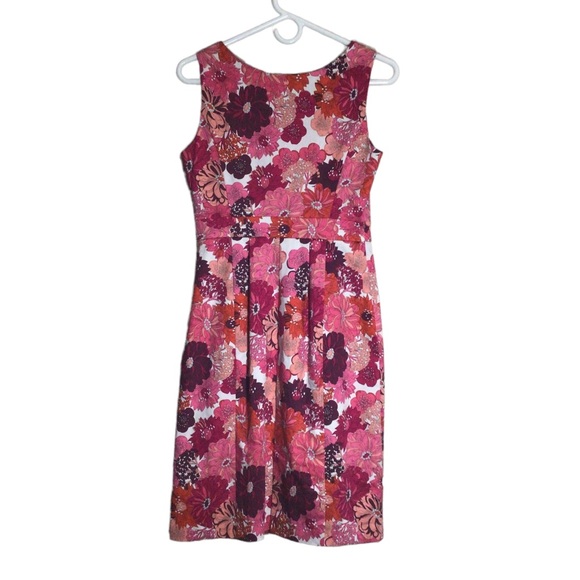 Liberty of London Sheath Dress size 2 Multi color Floral Print Knee Leng… - Picture 1 of 16